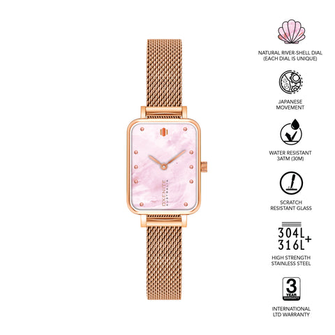 Rose Gold (Woven Mesh Band)
