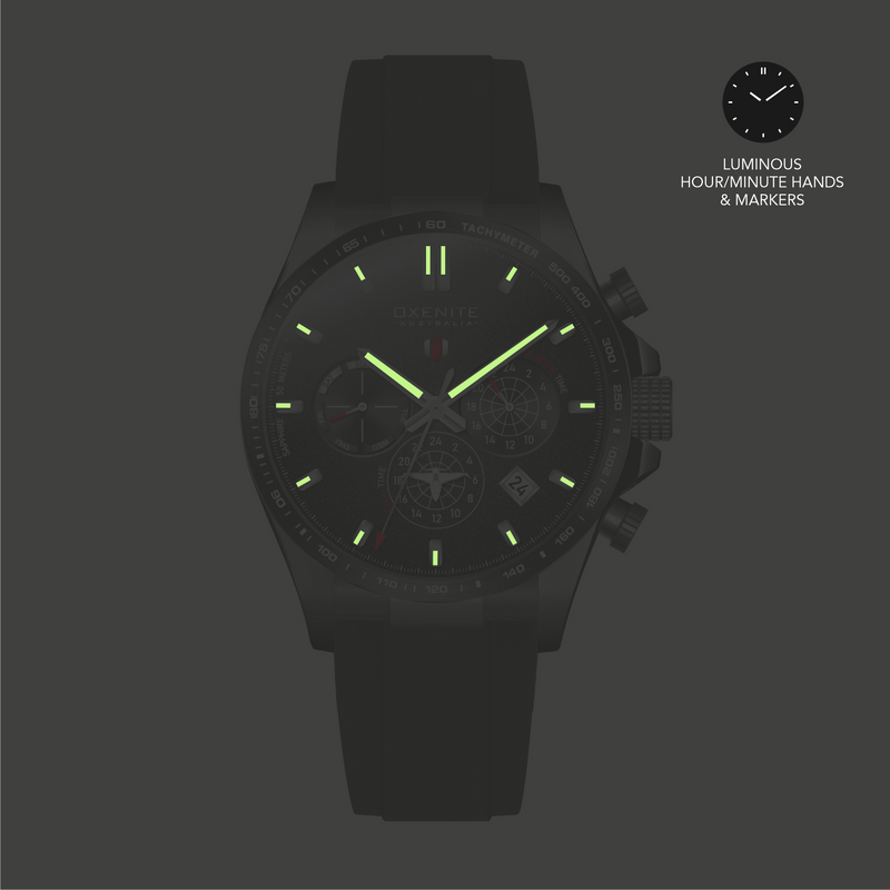 Deep Gun-Black & Black Rubber