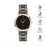 Deep Gun-Black & Rose Gold